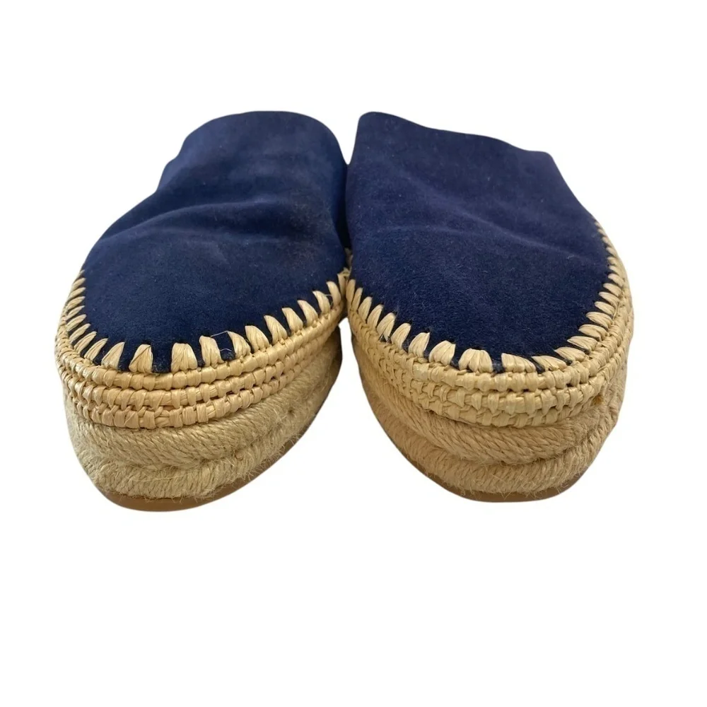 SAM EDELMAN Austin Espadrille Mules Women’s Size 8 in Blue